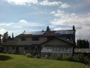 Burnaby Residence Solar Power Installation